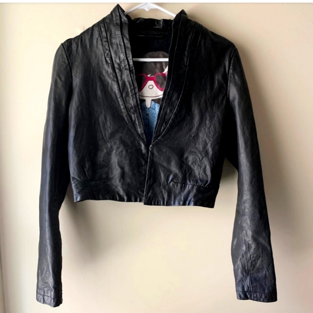 Marc by Marc Jacobs Black Easy Tiger Jacket